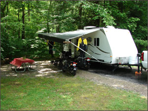 Camp Site at Smokemont Campground